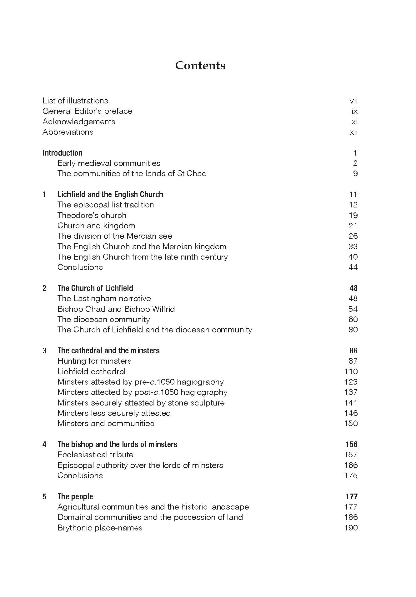 Lichfield and the Lands of St Chad