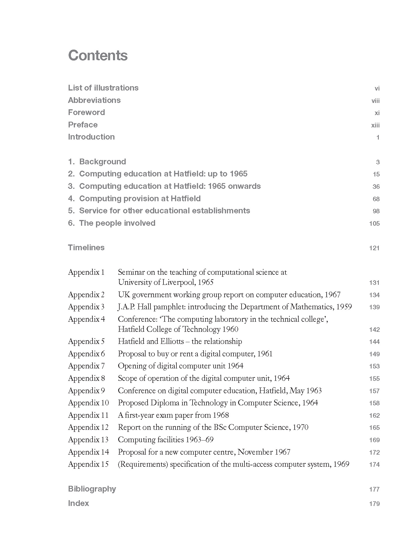 The Early Years of Computer Science at the University of Hertfordshire
