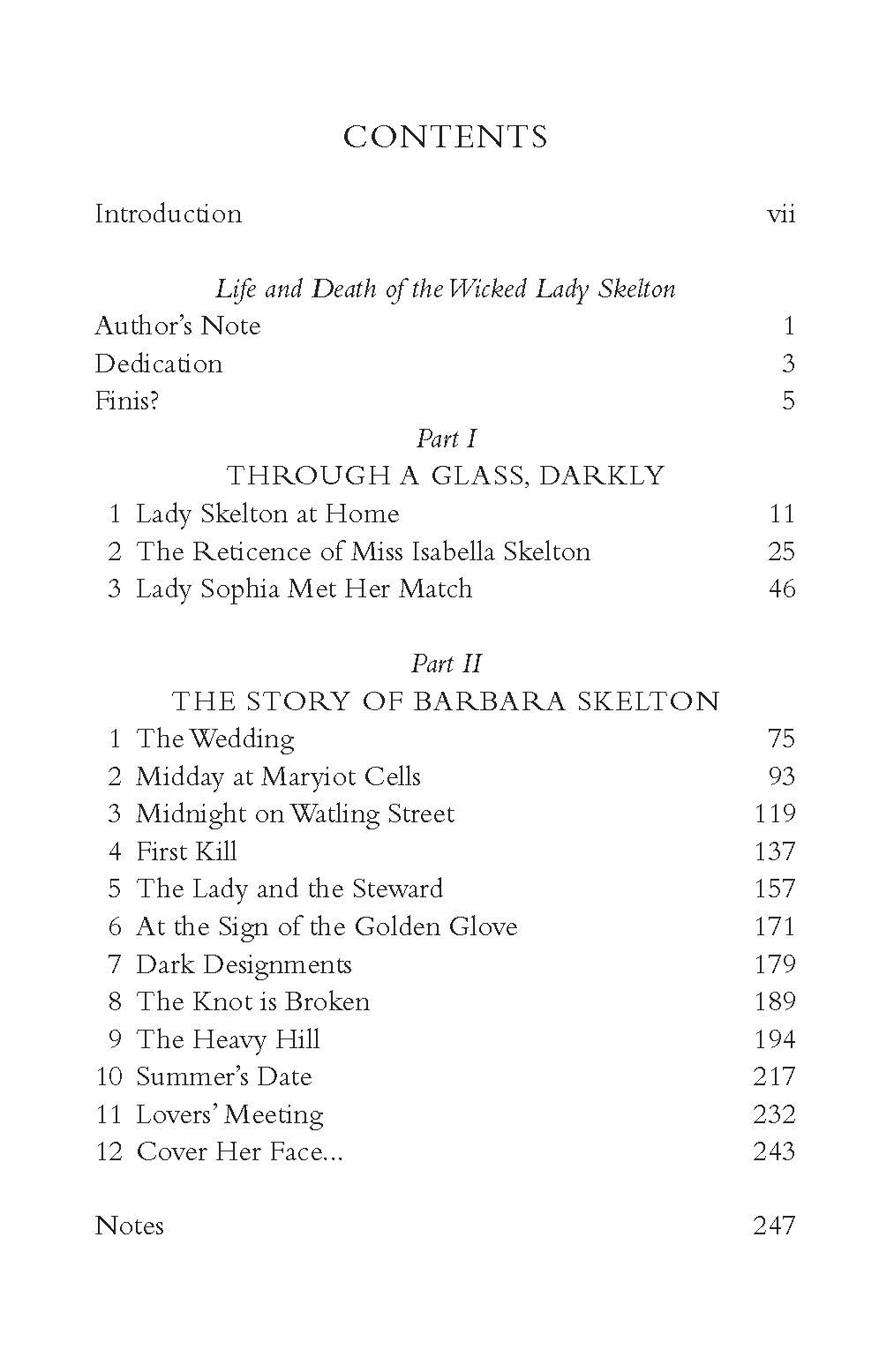 Life and Death of the Wicked Lady Skelton
